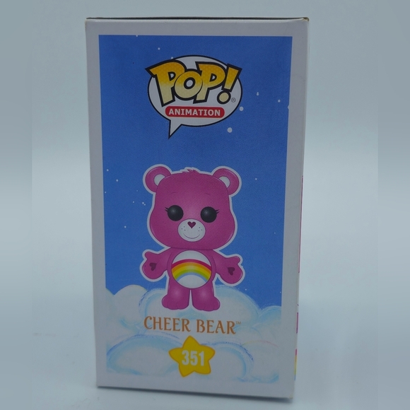 Funko POP! Care Bears Cheer Bear #351 Vinyl Figure - Picture 5 of 7